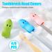 Kids Silicone Toothbrush Head Cover Case Set (8-Pack) - Dustproof & Protects Children's Toothbrushes - Buy Online on GoSupps.com