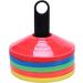 KEVENZ 50-Pack Soccer Disc Cones for Agility Training - Multi Color Field Markers for Soccer Football Kids - Thicker & More Flexible - Red Yellow Blue Green Orange - Buy Online on GoSupps.com