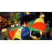 Tebery Kids Play Parachute 12ft - 12 Handles, Multicolored Cooperative Game for Tents - Buy Online on GoSupps.com