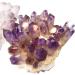 Amethyst Crystals 1pcs Purple Quartz Crystal Cluster Crystal Specimen Amethyst Cluster JIZTGEDM (Size : 300-400g) - Buy Online on GoSupps.com