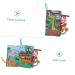 Vaguelly Tear-Resistant Fabric Book Set for Toddlers | Soft Touch & Feel Baby Books | Quiet Book Toys for Babies - Buy Online on GoSupps.com