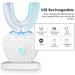 Ultrasound Toothbrush for Adults - 360 Whitening Electric Toothbrush with Timer & Wireless Charging (No Toothpaste Needed) - Buy Online on GoSupps.com