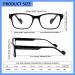 5 Pack Anti Glare UV Ray Filter Reading Glasses for Women Men | Blue Light Blocking Computer Readers | Mix C1 2.25x - Buy Online on GoSupps.com