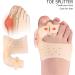Silicone Bunion Support & Protector Sleeves - Hallux Valgus Splint with Brace for Correcting Feet Bone Alignment - One Size - Buy Online on GoSupps.com