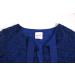 BONNY BILLY Girls Knitted Cotton Bolero Shrug - Long Sleeve Cardigan for Kids 8-9 Years, Lace Blue - Buy Online on GoSupps.com