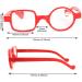 Kodilin Round Square Reading Glasses for Men & Women - Anti-Blue Light Spring Hinge Multiple Strengths (1.0 to 3.5) - Red 2.00 - Perfect for Computers & Gaming - Buy Online on GoSupps.com