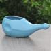 Ceramic Neti Pot for Nasal Cleansing + 5 Sachet Neti Salt - Dishwasher Safe - Blue Color - Buy Online on GoSupps.com