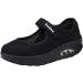 PGOJUNI Women's Diabetic Fashion Sneakers 2023 - Air-Cushion Slip-On Orthopedic Shoes with Arch Support - Size 9, Color: A1 Black - Buy Online on GoSupps.com