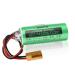 - 1 Pack - 3V 2500mah CR17450SE-R / A98L-0031-0012 PLC Battery with Plug for FANUC CNC System Non-Rechargeable