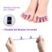 Pedicure Toe Separators for Nail Polish and Bunion Relief - 4 Count Pack (Blue and Purple) - Buy Online on GoSupps.com