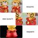 Hoement 1Pc year of the tiger bobble head ornament year of the figurine Shaking Head Bubble Toy 2022 Ornament wild cute desk decorations Home Animal Decoration puppet to rotate Lucky resin Red 1 6X6X9.5CM - Buy Online on GoSupps.com