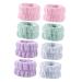 FRCOLOR 8pi ces Lot de Bandes de Poignet Simples pour Lavage du Visage Souples et lastiques Gardent les Bras au Sec