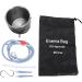 1.6L Stainless Steel Enema Bucket Kit - Rust Resistant Easy Installation Ideal for Colon Cleansing & Multiple Enema Types - Buy Internationally - Buy Online on GoSupps.com