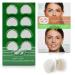 Pretty Ears Cosmetic Ear Correctors (4 Pairs) Behind Ear Adhesive Ear Corrector for Prominent Protruding Ears Transparent Medical Grade Silicone Ear Tape for All Ages Women Men