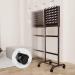Yumkfoi Wooden Braiding Hair Rack | 144 Pegs Hair Holder for Braiding | 2-Sided Standing Braid Rack with Wheels | Hair Separator Stand & Extension Holder - Buy Online on GoSupps.com