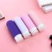 Gemice Travel Bottles for Toiletries CAA Approved 90ml Silicone Travel Bottles BPA Free Leak Proof Squeezable Travel Size Containers Travel Accessories for Shampoo Conditioner Lotion (4 Pack) Purple - Buy Online on GoSupps.com