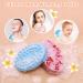2-in-1 Exfoliating Silicone Body Scrubber and Shampoo Brush for Gentle Skin Exfoliation in Shower - Buy Online on GoSupps.com