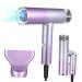 Healeved Foldable Hair Dryer Travel Hair Dryer Hair Dryer Foldable Small Hairdryer Shell Material