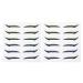 Didiseaon 36 Pairs Glitter Eyeliner Natural Eyelid Tape Double Eyelid Strips Eye Makeup Tool Sticker