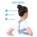 ZCLNYVGJ GUOWGANG Support Belt Adjustable Back Posture Corrector Clavicle Spine Back Shoulder Lumbar Posture Correction (Color : Blue Size : Medium) (Gr L) - Buy Online on GoSupps.com