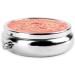 Red Heart Flowers Round Pill Box - 3 Compartment Organizer & Portable Travel Solution - Buy Online on GoSupps.com