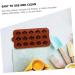 Alipis 2pcs Chocolate Mold Easter Cookie Mold Silicone Baking Molds Easter Egg Candy Mold Kitchen Chocolate Baking Molds Fudge Molds Fondant Molds Silicone Molds Lollipop Ice Cube Mold 18.5X11CM Light Brown 2 - Buy Online on GoSupps.com