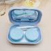 Sioppkik 4 Pack Travel Contact Lens Case Set with Mirror & Tweezers | Portable Lenses Container for Home & Travel - 4 Colors - Buy Online on GoSupps.com