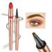 Eyebrow Pencil Eyebrow Pen with 4-Fork Tip Precise Brush Creates Natural Looking Brows Eye Brow Pencils for Women (Brown) - Buy Online on GoSupps.com