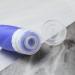 Gemice 3oz Travel Bottles - TSA Approved, BPA Free, Leak Proof - 4 Pack Blue Travel Size Containers with Clear Toiletry Bag - Buy Online on GoSupps.com