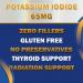 Gflow Potassium Iodide 65mg - Thyroid Support Supplement - 4 Months Supply, 2 Pack - Non-GMO - Made in USA - Exp 03/2029 - Buy Online on GoSupps.com