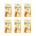 Mulino Bianco Pack of 6 Mulino Bianco Latte Flauti Milk Chocolate Bars - 8 x 35g - Milk Chocolate Biscuit Bars