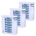Schramm 3 pieces tablet boxes white with blue slide 7 days pills tablets box box tray tablet box pill box pills boxing boxes Pill can boxes pose week -dose 3 Pack white 3 pieces (1 Pack)