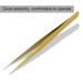 Professional Eyelash Tweezers for Easy Application | Premium Tweezers for Artificial Eyelashes - Buy Online on GoSupps.com