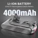 Replacement Battery 25.2V 4000mAh for V11 Animal Absolute Motorhead & Fluffy Cordless Vacuum Cleaner - High-Capacity Replacement Battery for Optimal Performance - Buy Online on GoSupps.com
