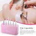 Pink Tweezer Holder for Eyelash Extensions - 6 Hole Stand for Lash Tools & Supplies - Buy Online on GoSupps.com