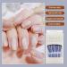 AUklOPVZZ 1 Set French Tip Press on Nails Solid Color Extension Shimmer Fingernails Decals Full Cover Salon Gifts Manicure Kit H33-purple blue jelly glue - Buy Online on GoSupps.com
