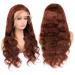 Reddish Brown 22 Body Wave Human Hair Lace Front Wig | 180% Density Auburn Brown Wig for Black Women - Buy Online on GoSupps.com