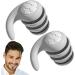 Noise Blocking Ear Plugs - Waterproof Quiet Earplugs | Reusable Ear Plugs with Box Silicone Three Layers of Mute Earplugs for Bath Equipment Hondony Grey - Buy Online on GoSupps.com