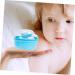 FRCOLOR Lot de 2 houppettes en poudre pour enfants - Pour soins de b b - Bo te poudre pour b b - Bo te consigne et s che - Bo te de rangement pour voyage - En peluche acrylique 1 unit (Lot de 1) Bleu - Buy Online on GoSupps.com
