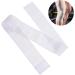 Garneck Elastic Compression Wraps - Ankle Wrist Knee Calf & Thigh Sleeves for Sports & Fitness | White Compression Brace for Weightlifting & Running - Buy Online on GoSupps.com