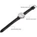 Maujoy German-Speaking Men's Wristwatch | Date & Time Aid for Seniors Blind & Dementia | Adjustable Leather Bracelet - Buy Online on GoSupps.com