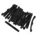 10 Pairs Non-Slip Cover Silicone Glasses Retainer Earmuffs Spectacle Legs Ear Clip Glasses Cover Glasses Rubber Ear Grip Eyeglasses Retainers Non-Slip Black 5.7X0.7CM