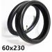 EpheyFIF 60x230 Tire & Tube Set for Strollers Scooters & Tricycles | Durable Rubber Inner Tube & Outer Tire - Buy Online on GoSupps.com
