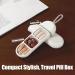 Pull Out Pill Box - 3 Compartment Travel Organizer | Moisture Proof Pill Case for Daily Supplements - Buy Online on GoSupps.com