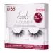 KISS Lash Couture Luxesions Velvet Faux Mink Eyelashes with Glue | Lightweight Flexible & Comfortable (1 Pair) - Buy Online on GoSupps.com