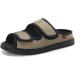 MisFun Men's Diabetic Shoes - Wide Fish Mouth Design, Adjustable Closure - Size 9.5 Black - Buy Online on GoSupps.com
