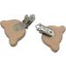 Natural Beech Wood Pacifier Clips for Boys & Girls | Soother Clip Accessories | DIY Pacifier Chains | International Shipping - Buy Online on GoSupps.com