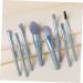 Gogogmee 8pcs Powder Brush Eyeshadow Makeup Brushes Makeup Brush for Woman Cosmetic Face Brushes Wooden Blue - Buy Online on GoSupps.com