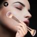 KINGMAS Double Ended Foundation Makeup Brush for Blending Liquid Powder, Concealer, Cream Cosmetics & Blush - Buy Online on GoSupps.com