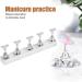 Proper Size Magnetic Nail Tips Holder Nail Art Display Stand High-Quality Materials for Home Beauty Salon Manicure Store Salon Shop(6#Set) - Buy Online on GoSupps.com